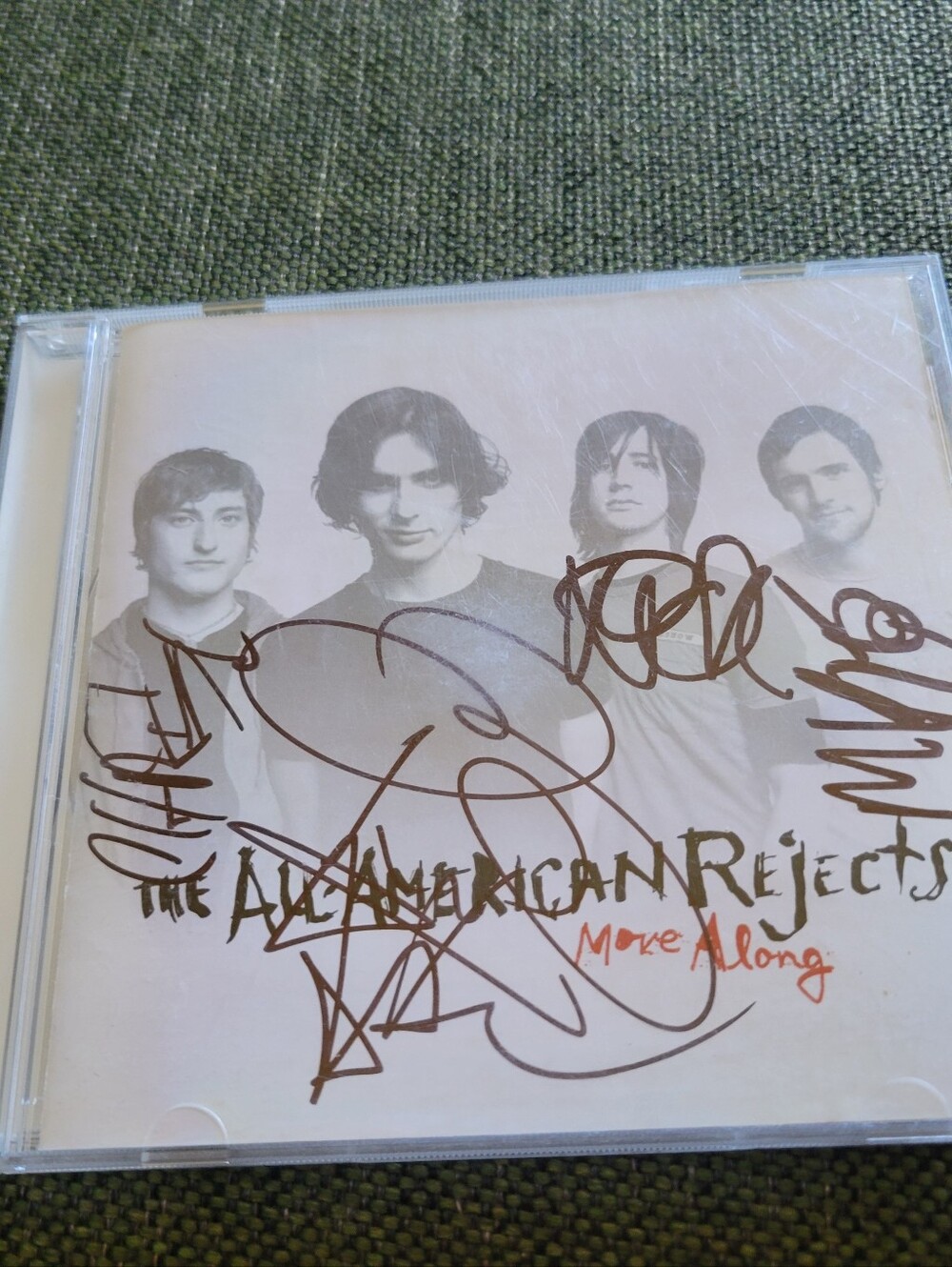 The All-American Rejects - Move Along CD Signed Autographed By All Members
